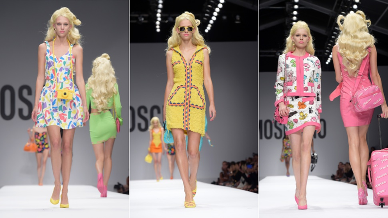 Illustration for article titled Moschino's Spring Collection: An Entire Barbie Dream-Wardrobe